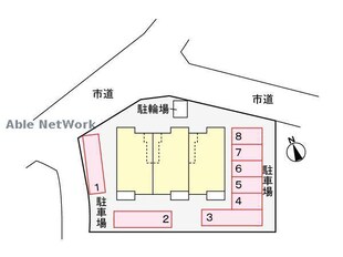 エレナ　メゾンＣ（前橋市富士見町原之郷）の物件外観写真